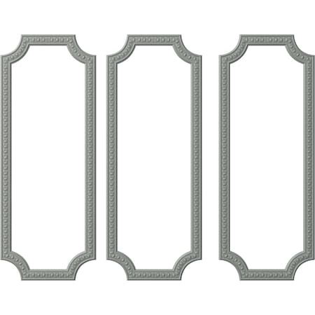 Ekena Millwork 28-in. W x 72-in. H Caputo Egg & Dart Panel Moulding Kit Triple Panel PMLKCA28X72C